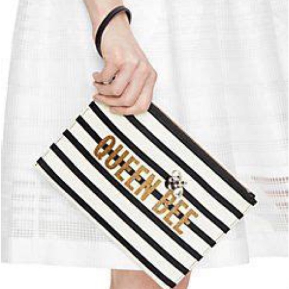 KATE SPADE ♠️ NEW YORK Queen Bee Bella Clutch Wristlet